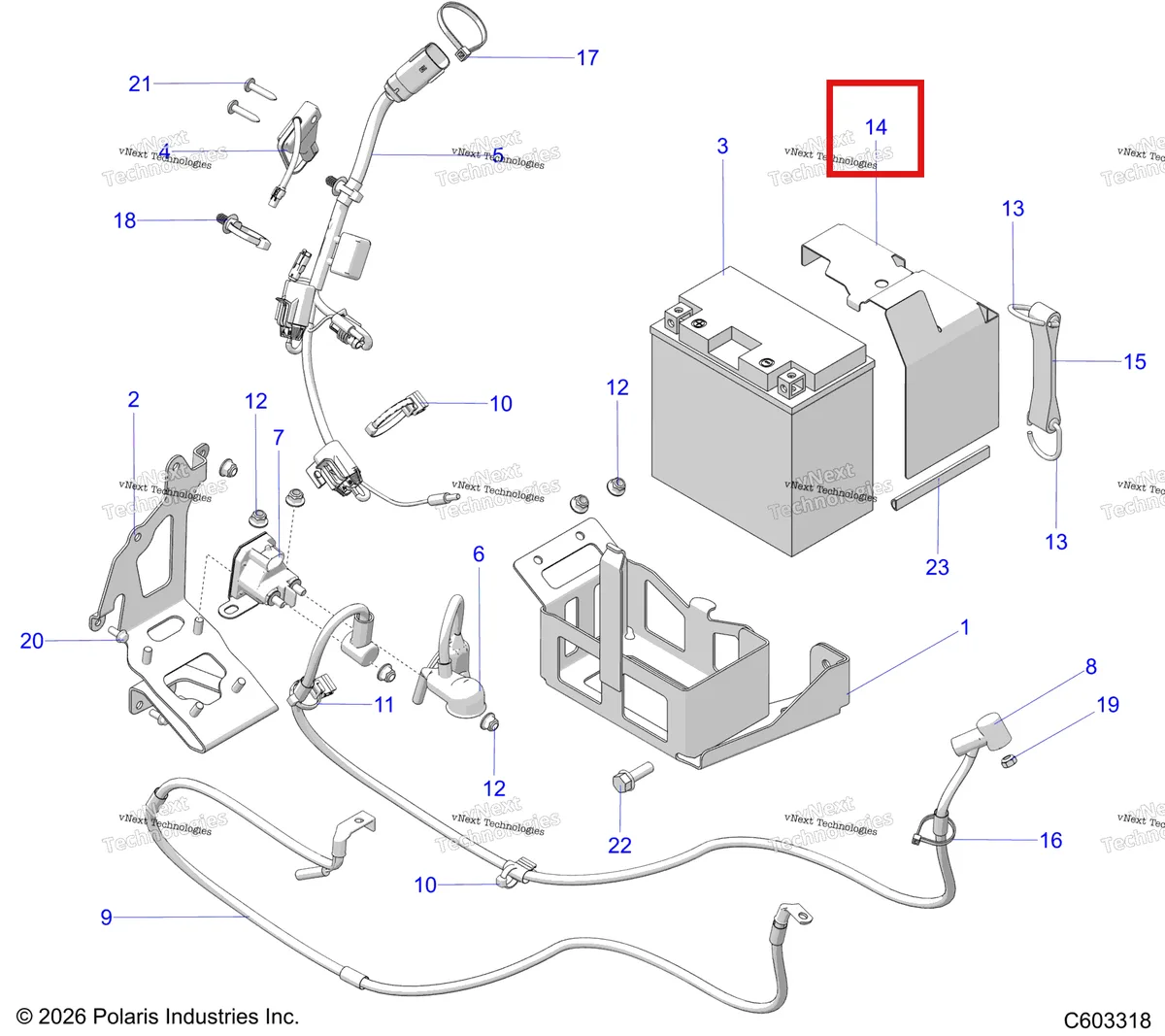 Деталь 5262301 на схеме узла Electrical, Electric Start And Battery S27tfa9b