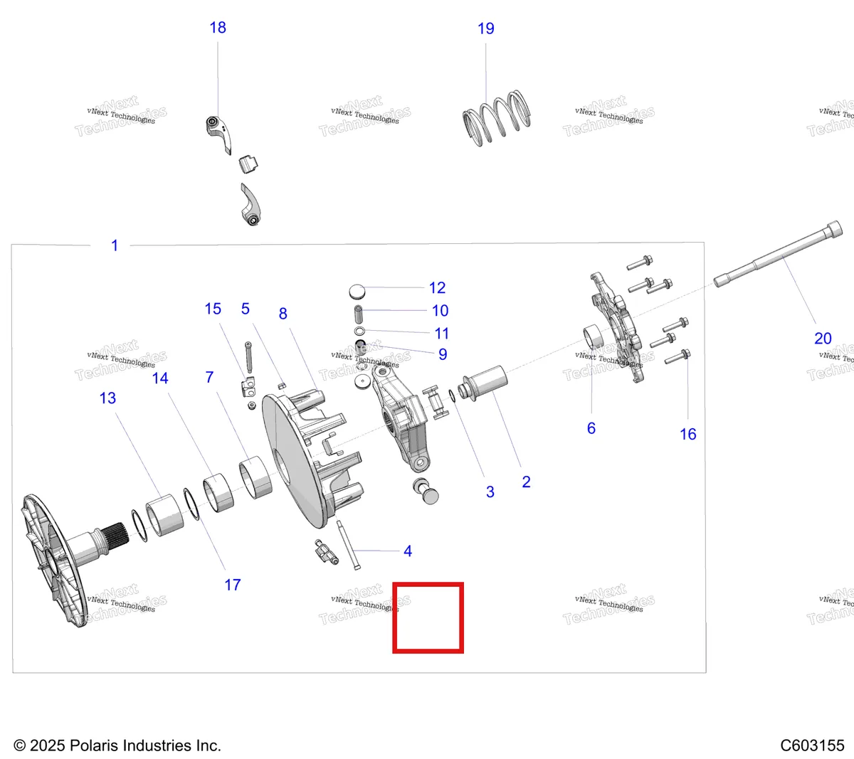 Деталь 5272362 на схеме узла Drive Train, Clutch, Primary S27tde9f