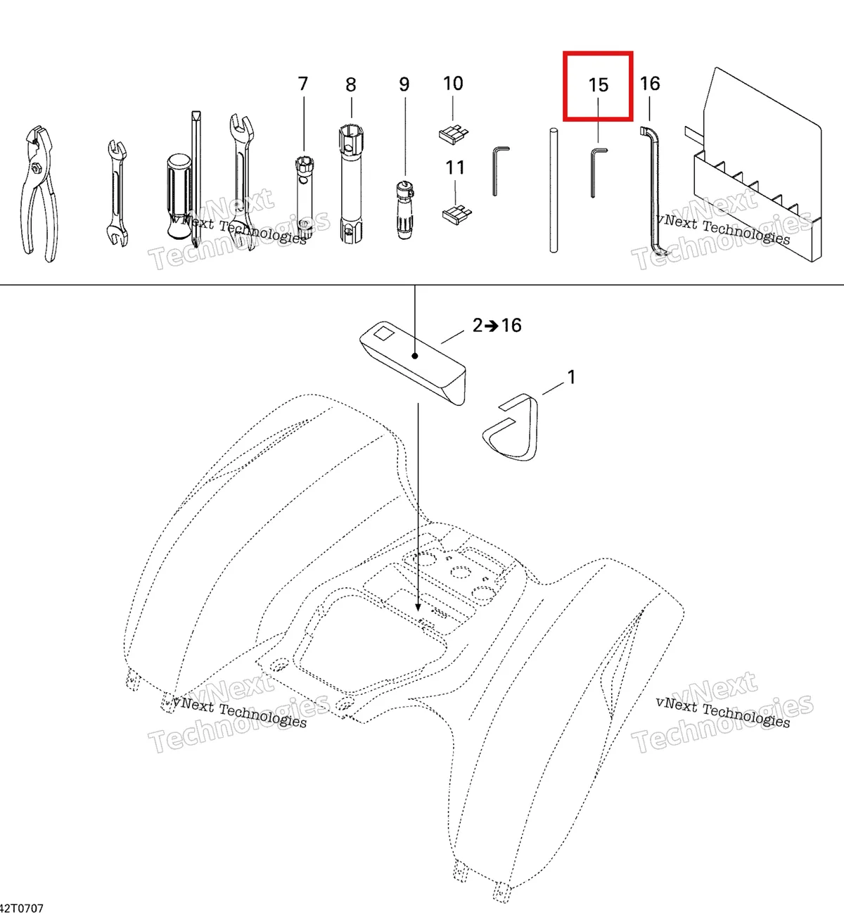 Деталь 529035781 на схеме узла 2007 Can-Am DS 650 X Rear Cargo Box