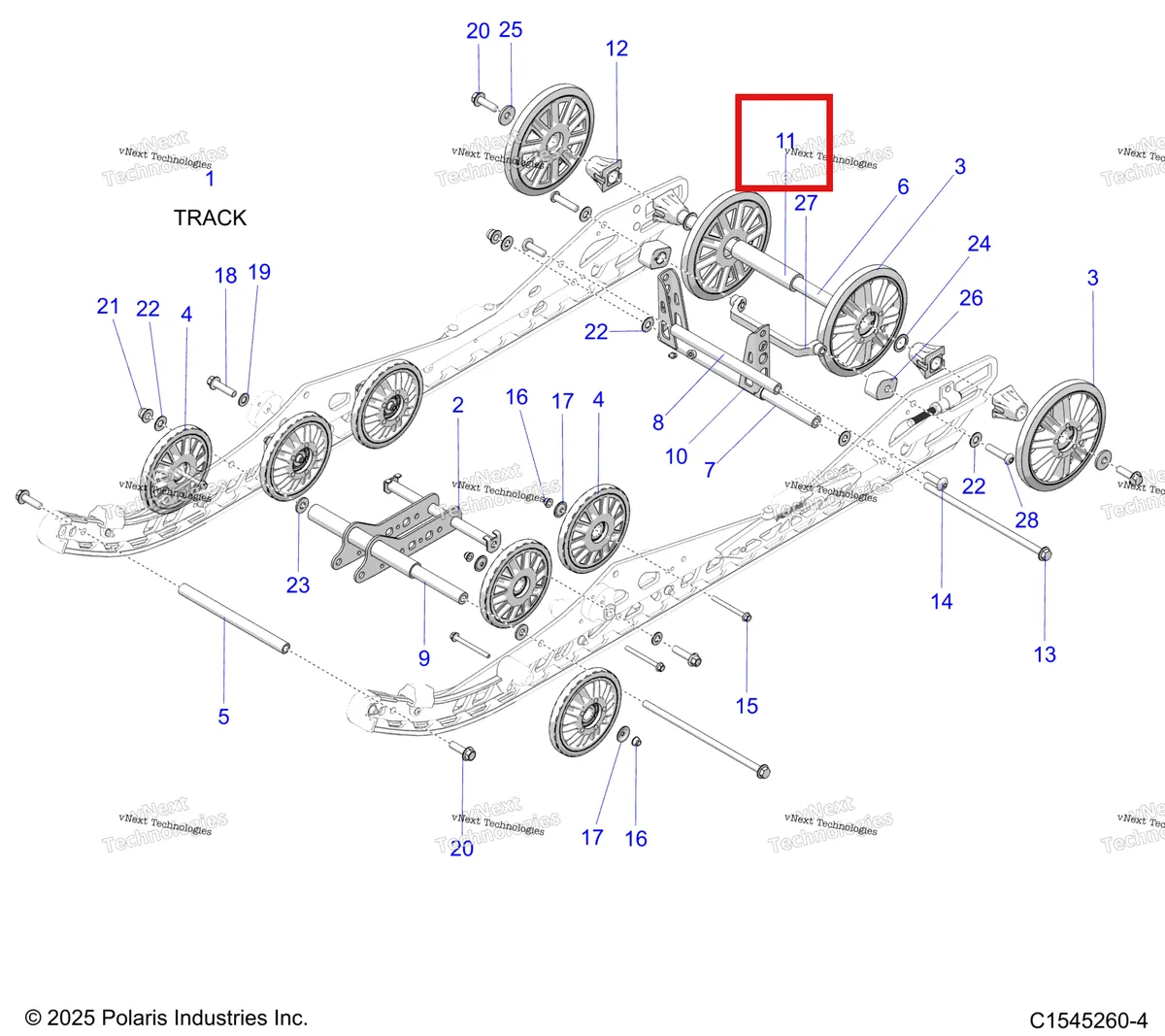 Деталь 5333283 на схеме узла Suspension, Rear S27tdl9b