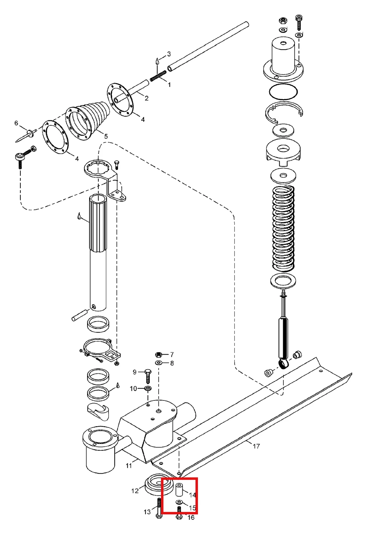 Деталь 5341281 (Деталь Brake Wire) на схеме узла 11- MS-Kit
