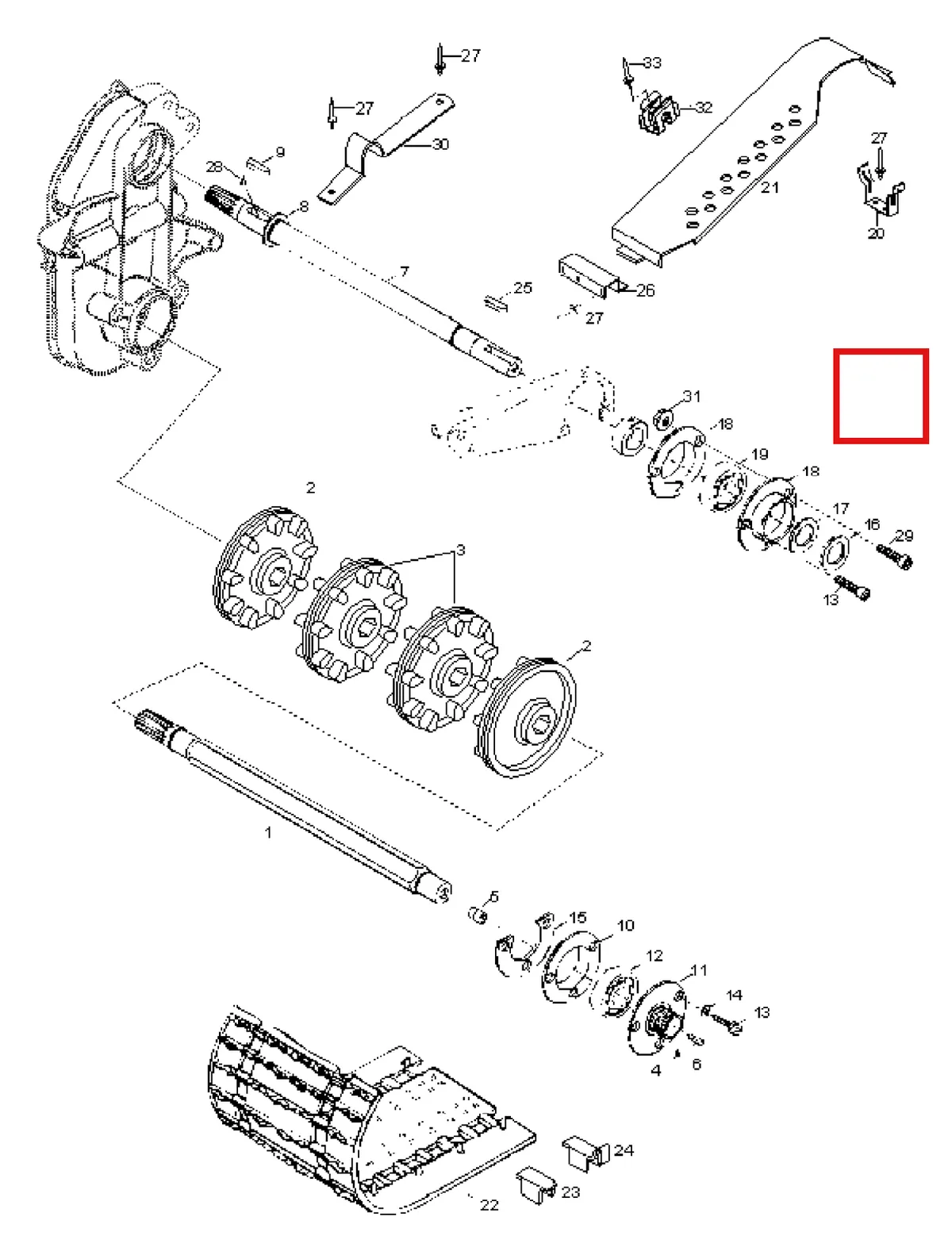 Деталь 5341317 (Опорная Плита) на схеме узла 05- Drive Axle
