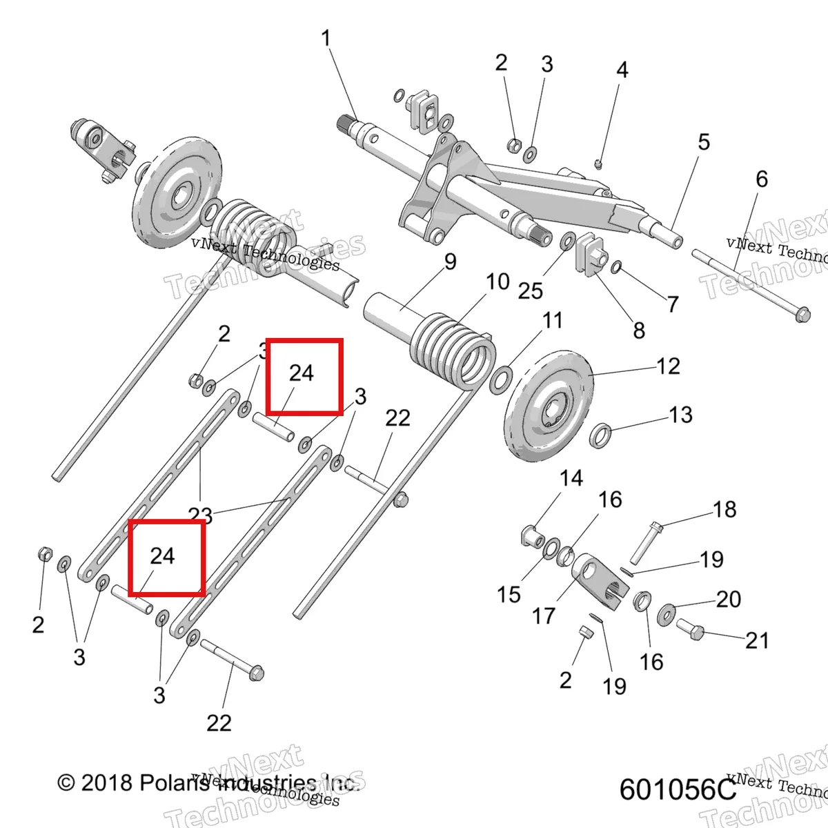 Деталь 5341685 (Деталь Support Plate Weld.) на схеме узла Suspension, Torque Arm, Rear