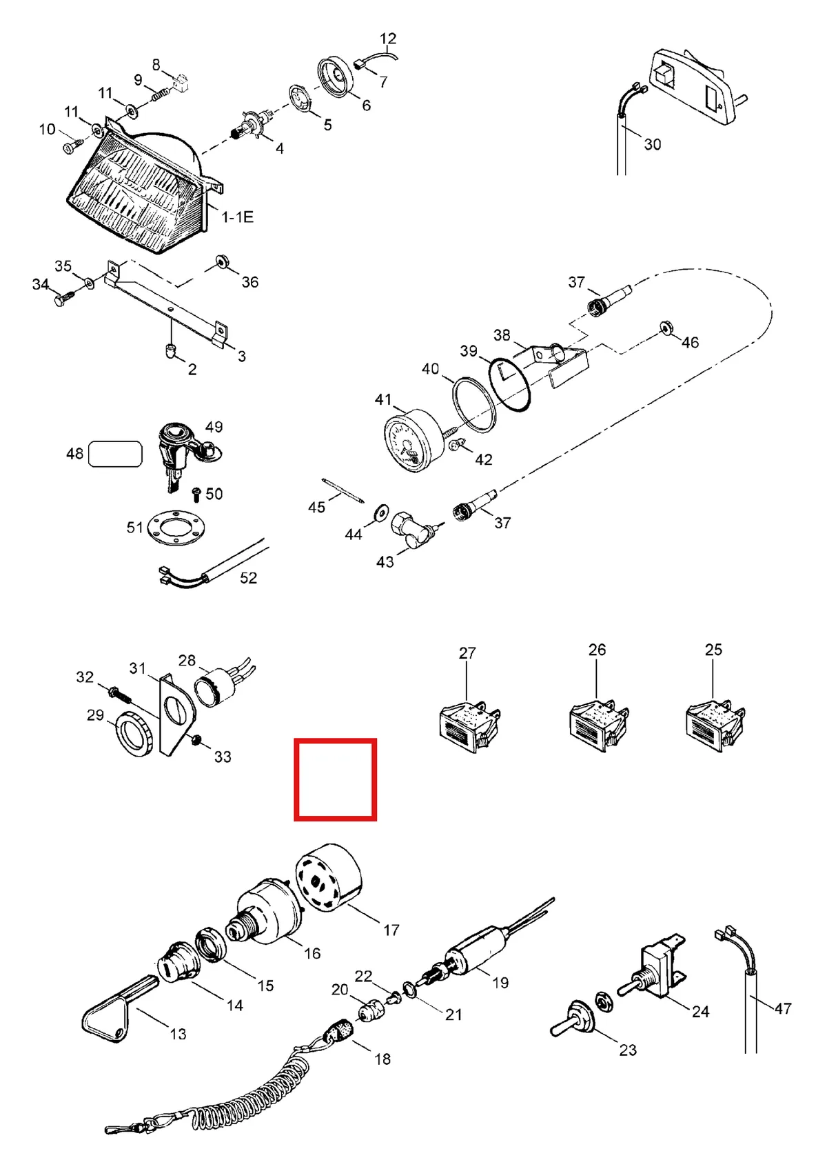 Деталь 5342765 (Деталь Wire For Socket) на схеме узла 10- Electric