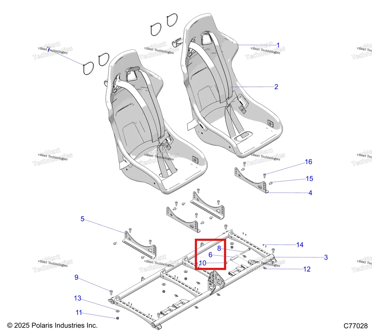 Деталь 5346508 (Деталь Rotax 503, Decal) на схеме узла Body, Seats