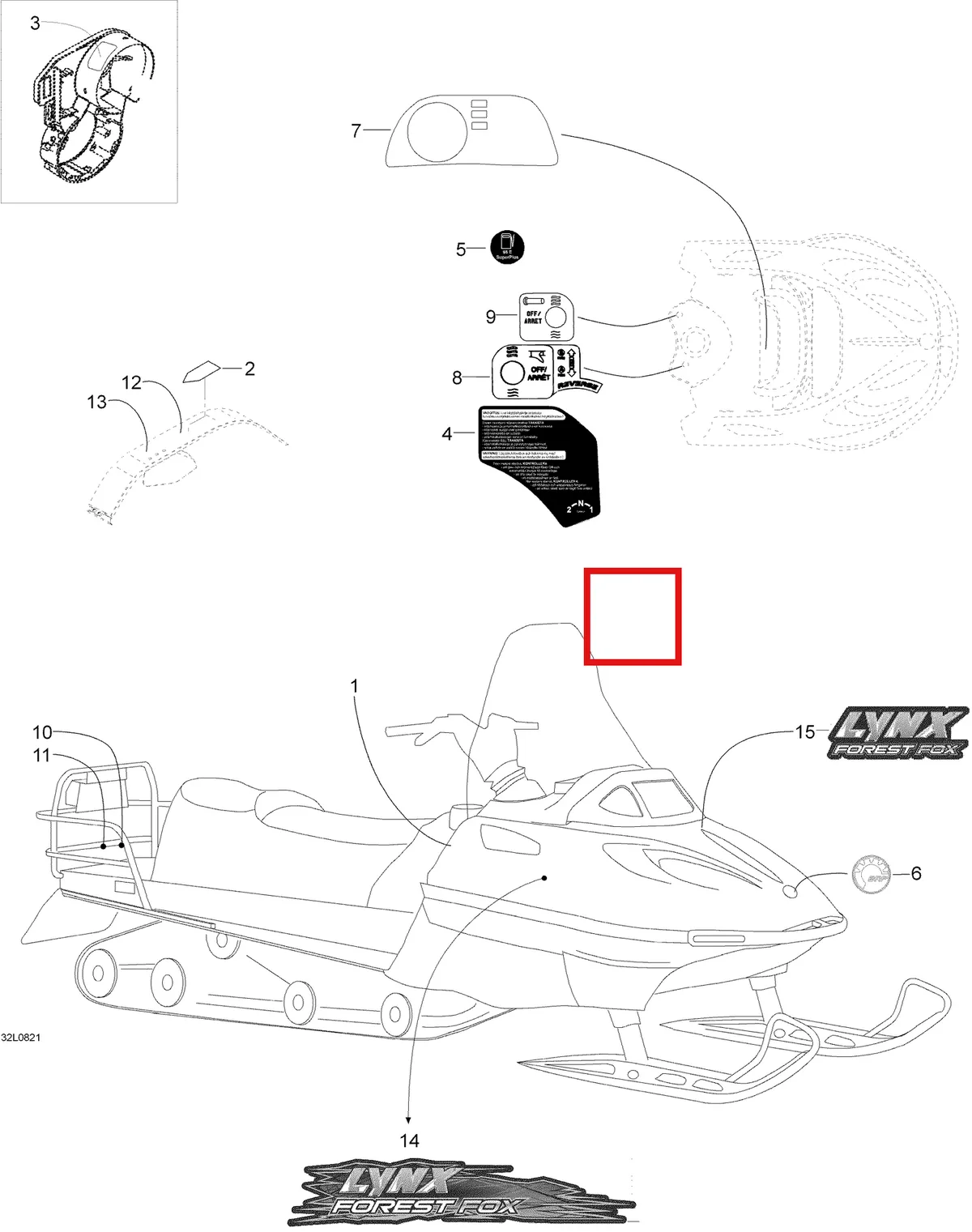 Деталь 5346801 (Деталь Instruction Label) на схеме узла 09- Decals