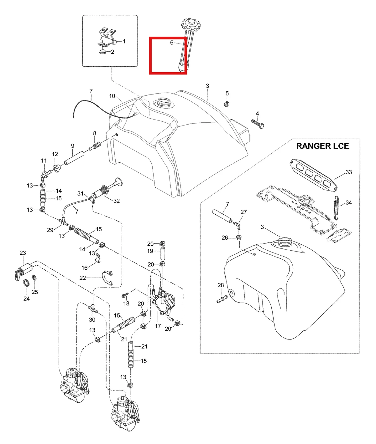 Деталь 5346938 (Деталь Fuel Tank Bracket) на схеме узла 02- Fuel Tank