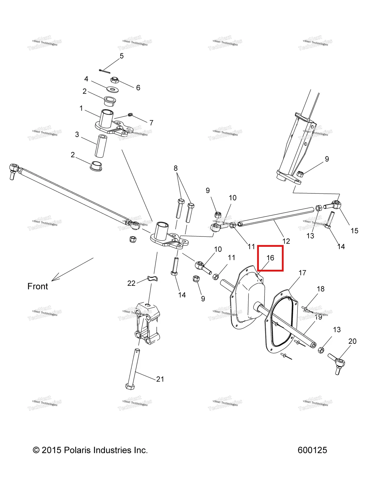Деталь 5410761 на схеме узла Steering, Lower