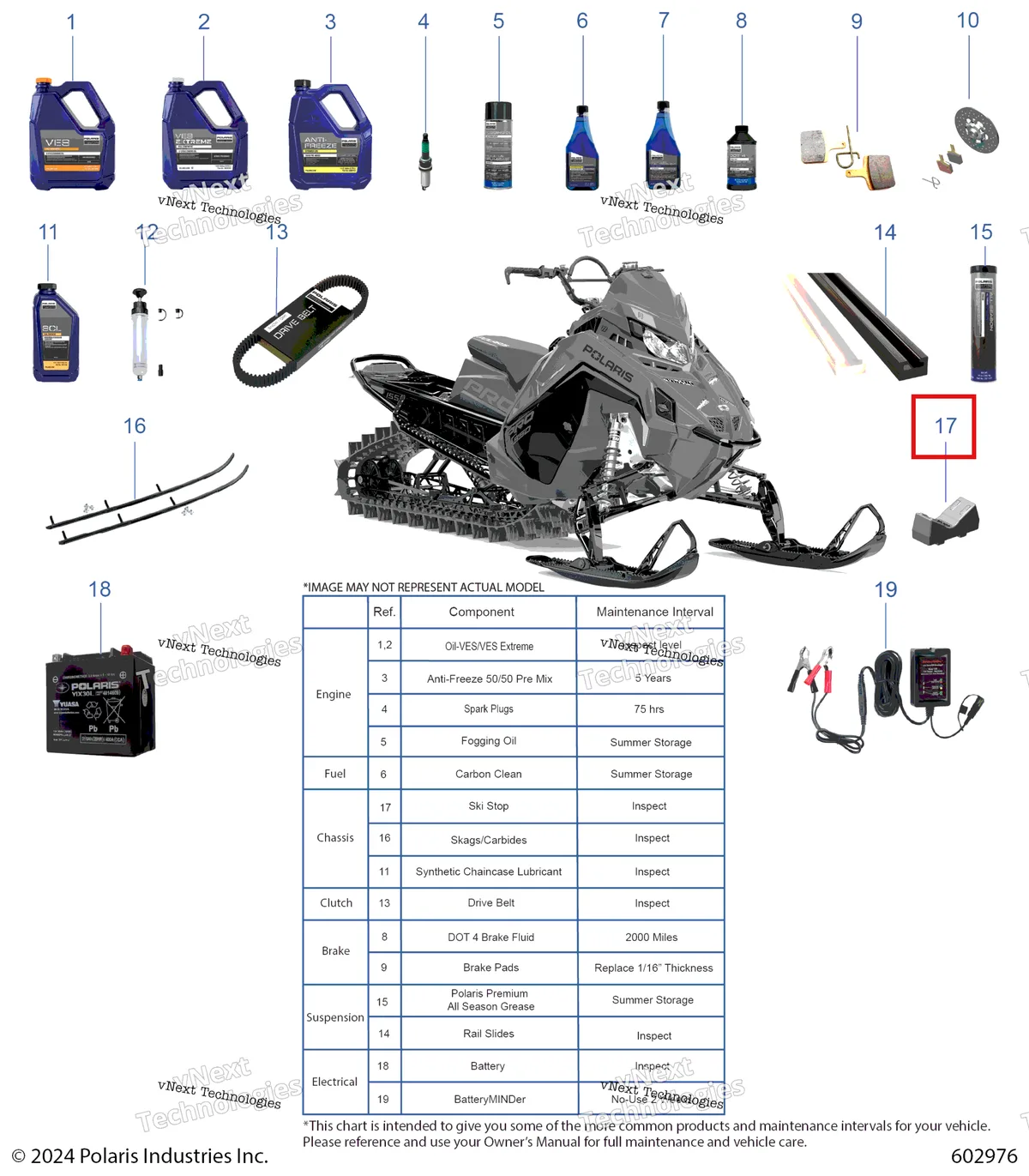 Деталь 5414375 на схеме узла *Service And Maintenance*