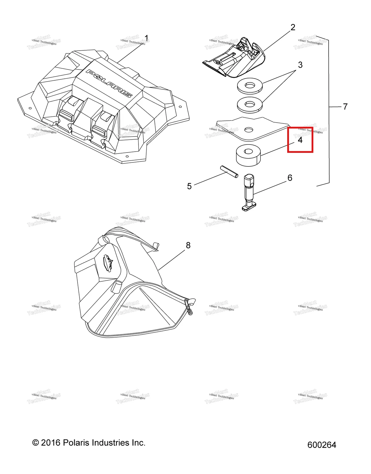 Деталь 5415542 на схеме узла Options, Storage Bags S17egm8/Egp8 Features/Options