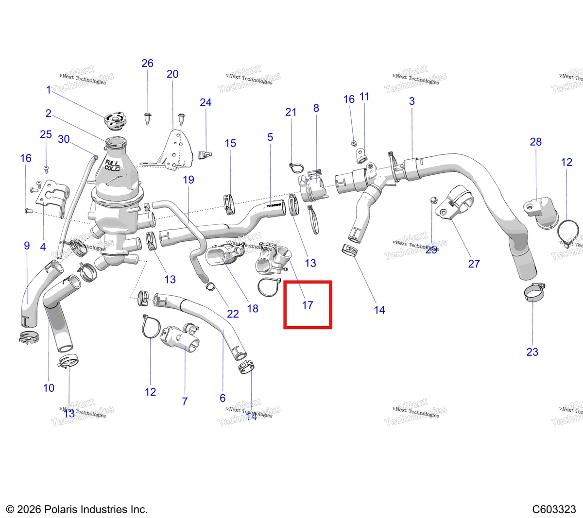 Деталь 5416538 на схеме узла Engine, Cooling S27tfh9b