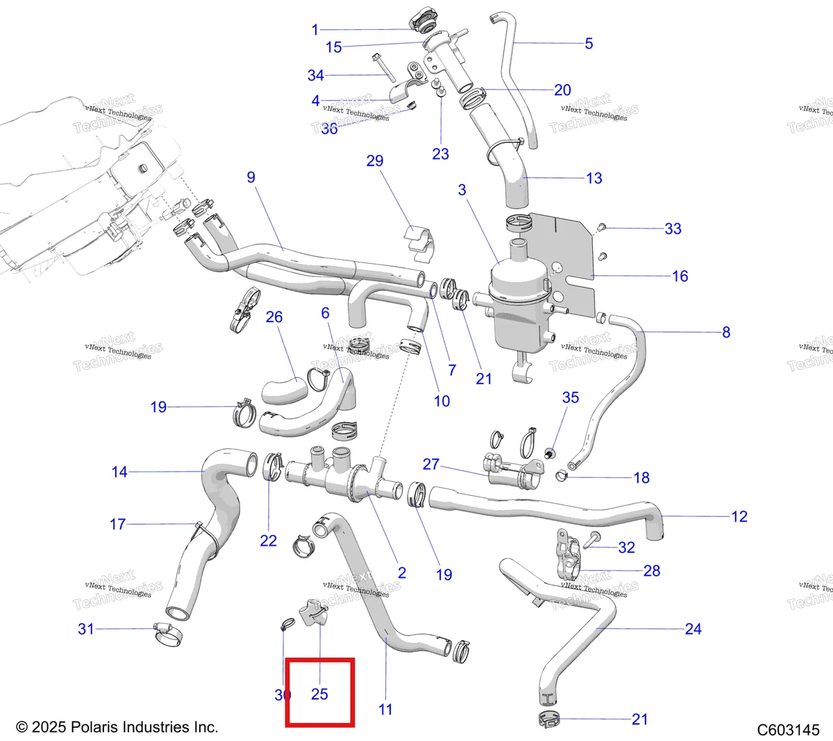 Деталь 5416539 на схеме узла Engine, Cooling S27ajn8rs