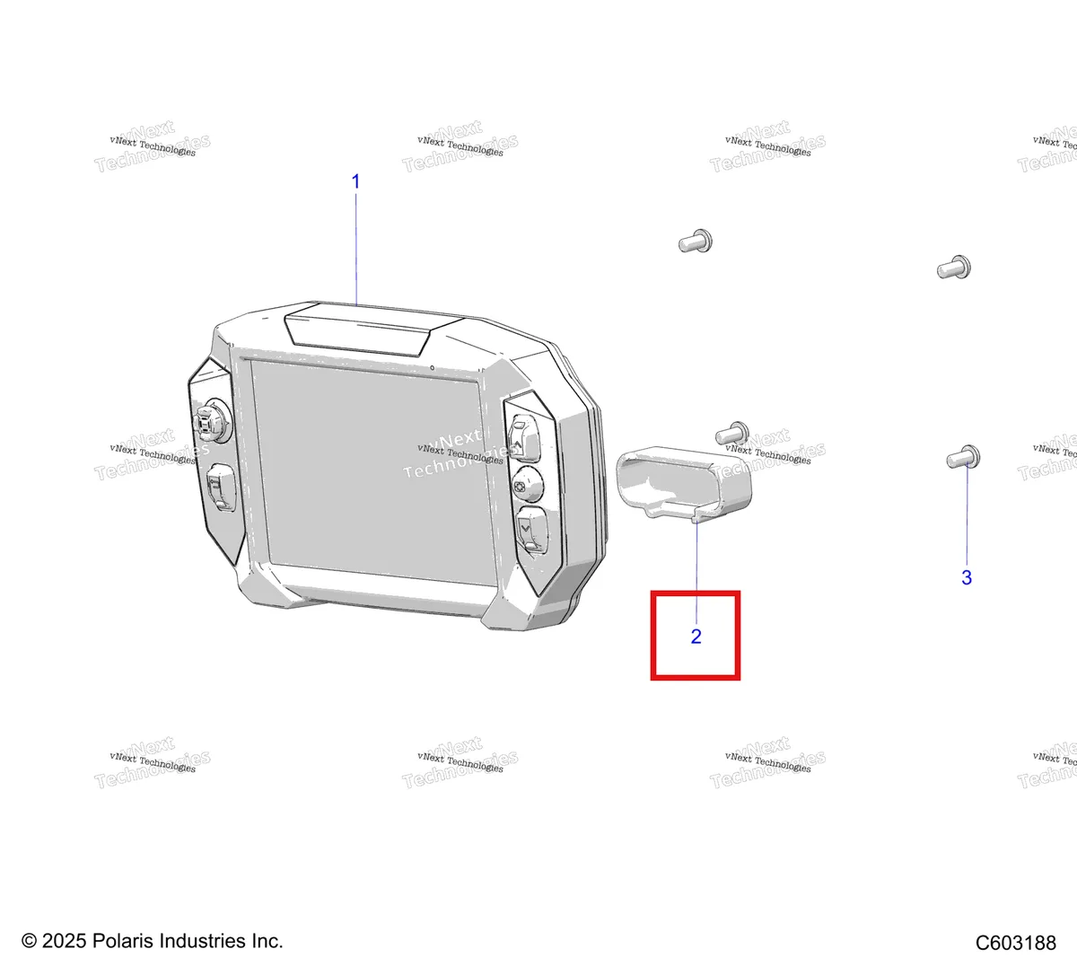 Деталь 5417583 на схеме узла Electrical, Multi Function Gauge, 7