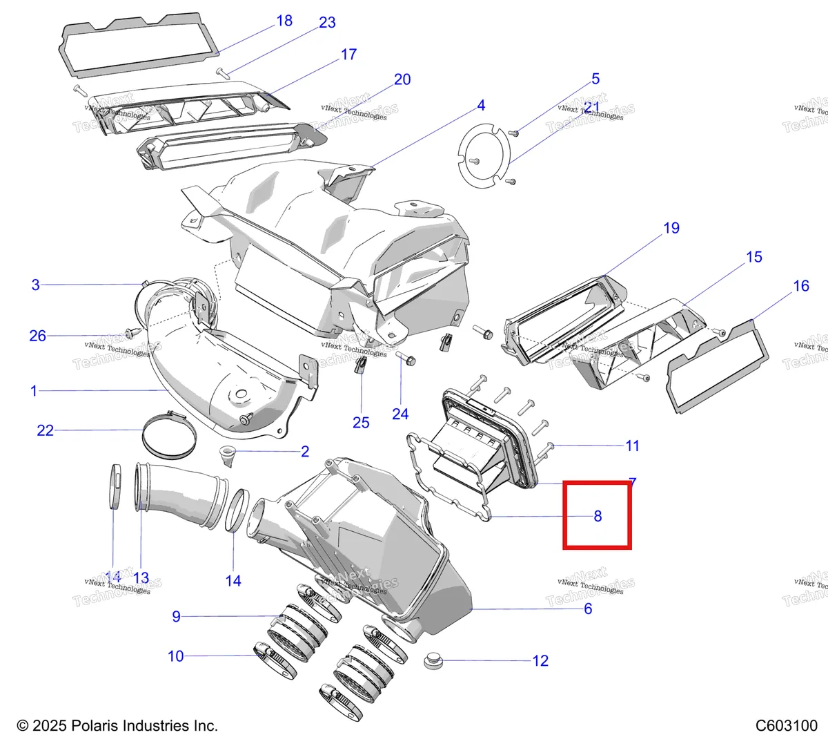 Деталь 5418062 на схеме узла Engine, Air Intake System