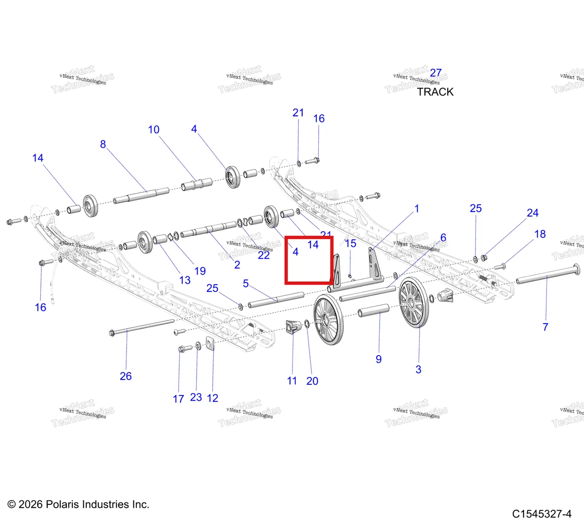 Деталь 5418561 на схеме узла Suspension, Rear S27tfb6r