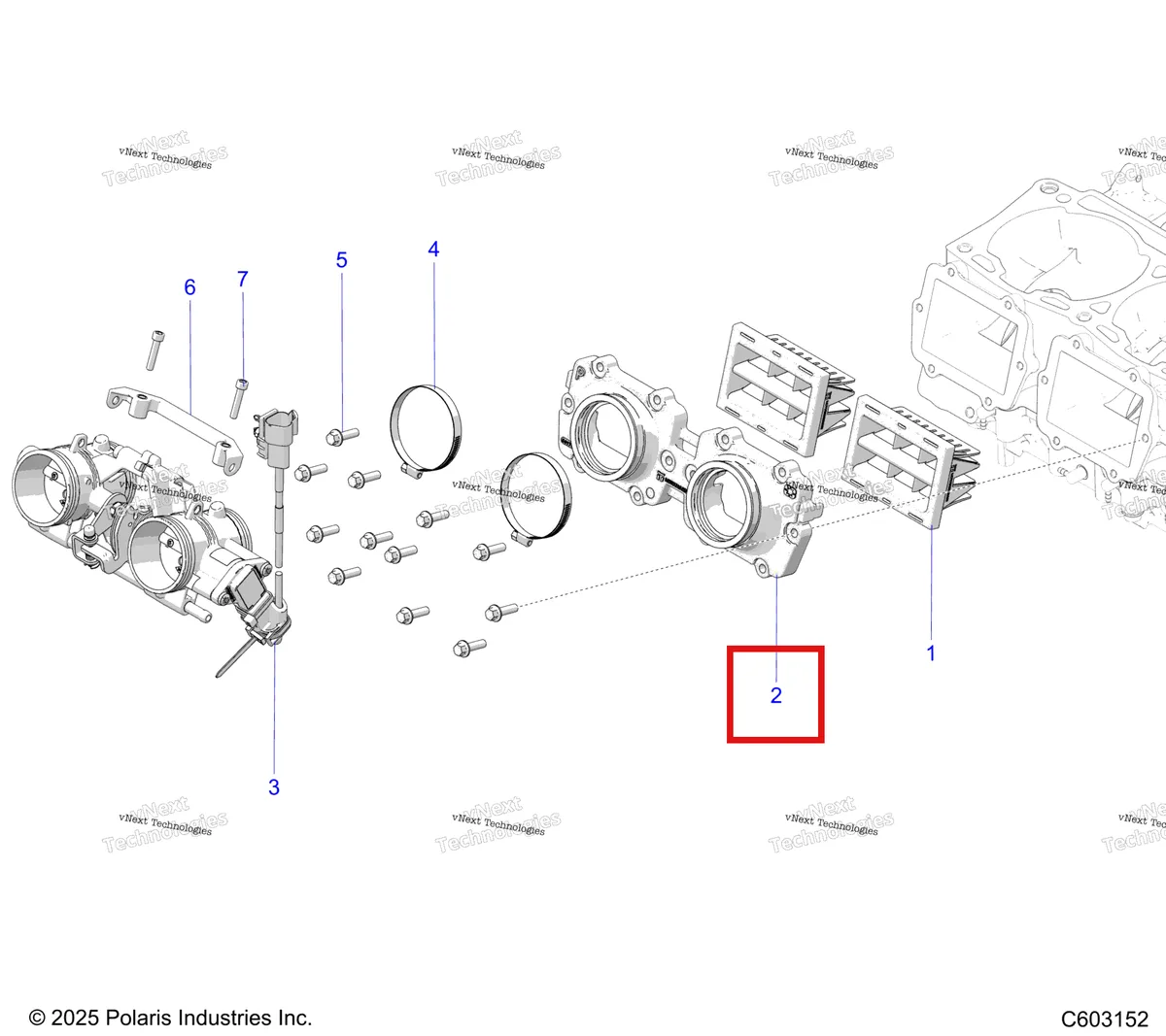 Деталь 5418721 на схеме узла Engine, Reed Valve & Throttle Body S27tfh9b