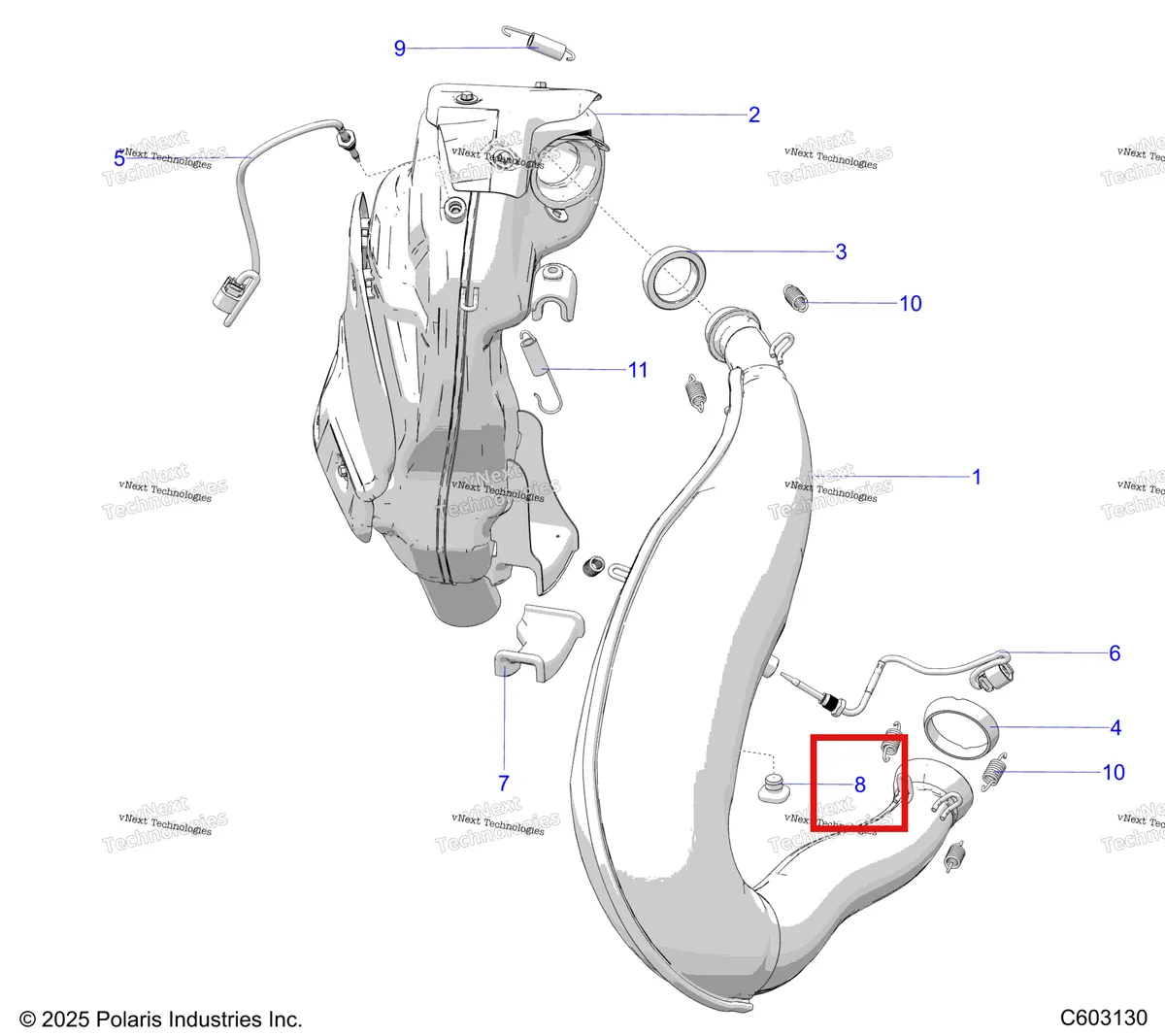 Деталь 5418823 на схеме узла Engine, Exhaust S27ajn8rs