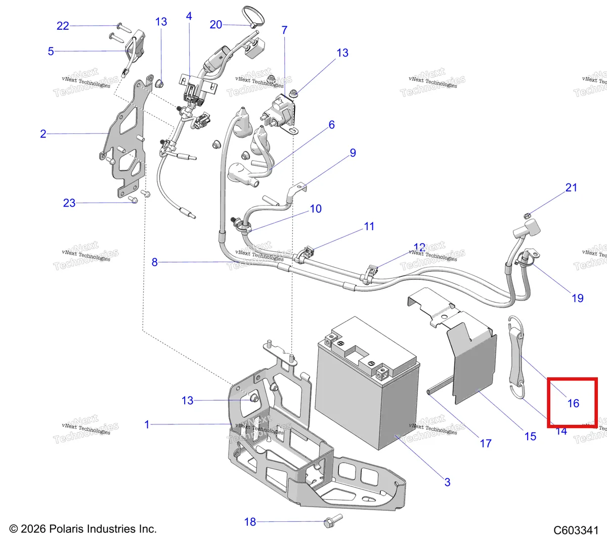 Деталь 5419141 на схеме узла Electrical, Electric Start And Battery S27tfm8m