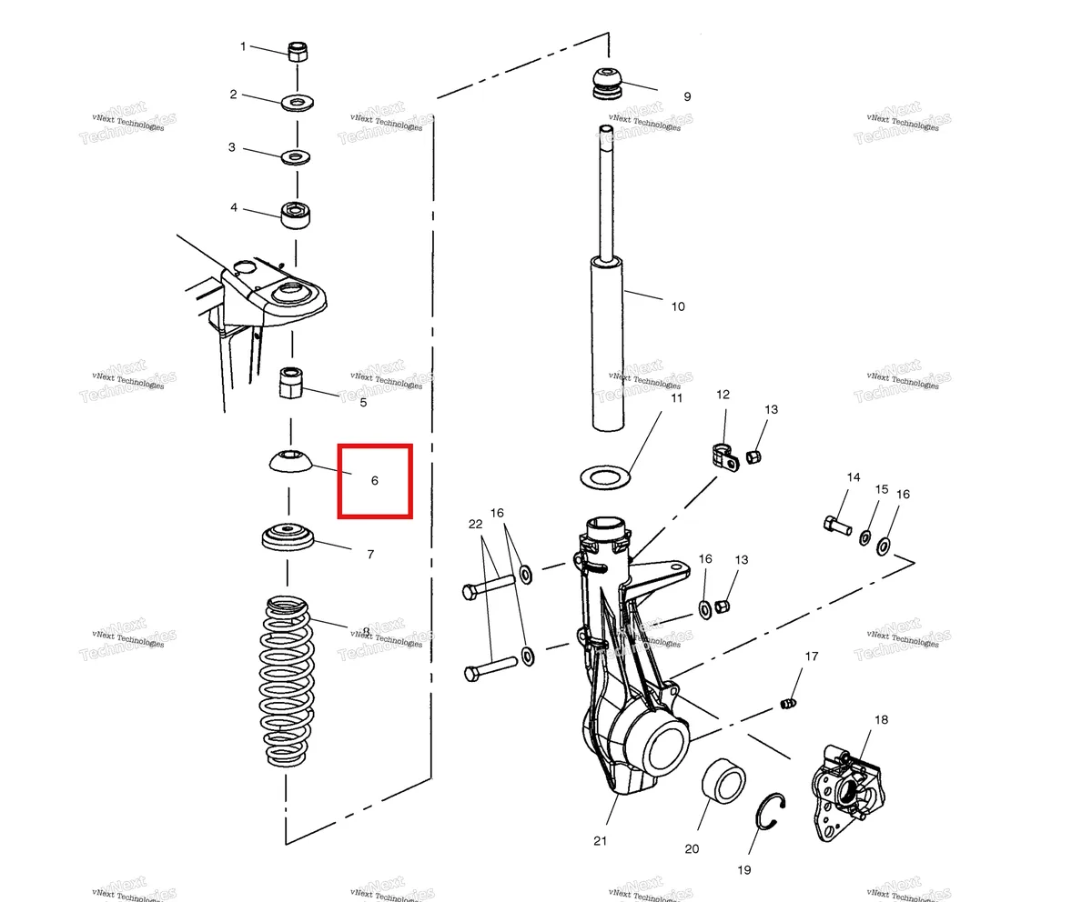 Деталь 5432871 на схеме узла Front Strut