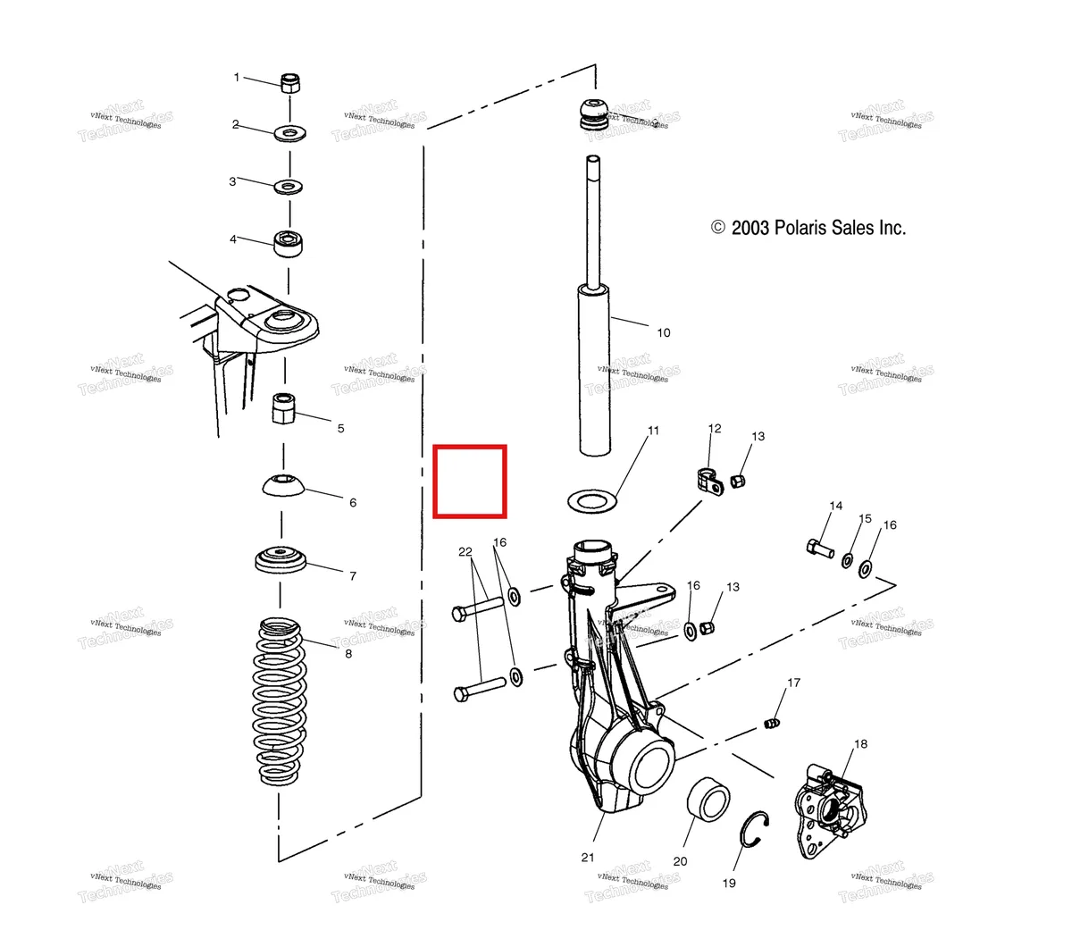 Деталь 5432872 на схеме узла Front Strut