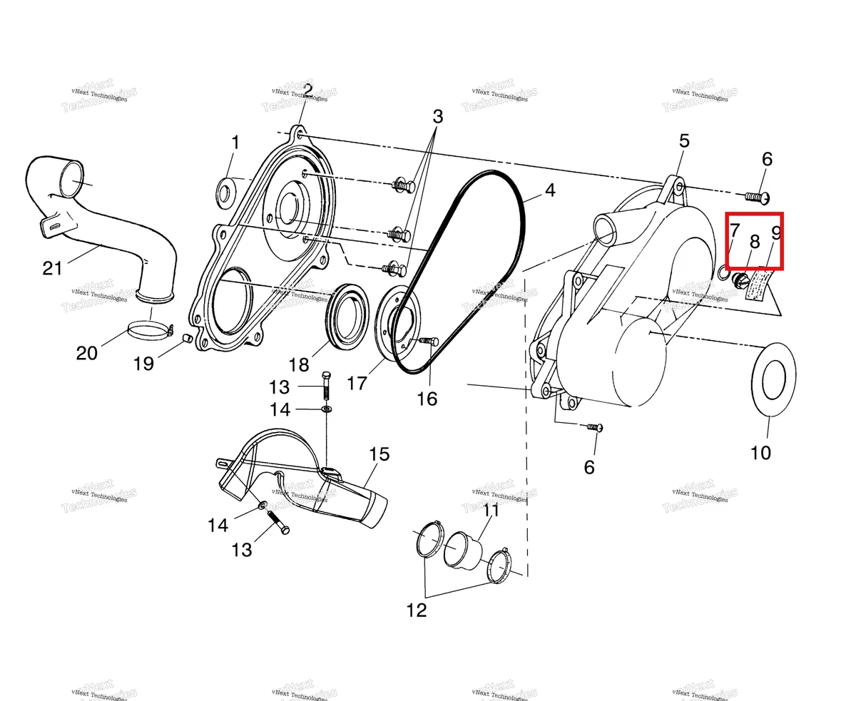 Деталь 5434264 на схеме узла Clutch Cover