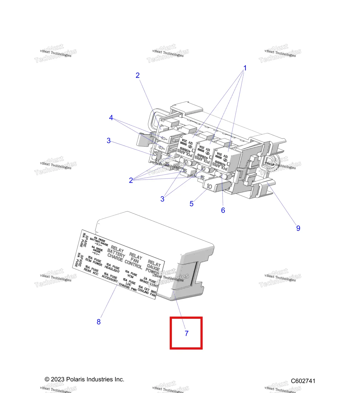 Деталь 5438758 на схеме узла Electrical, Fuse Block/Fuses S27ajn8rs