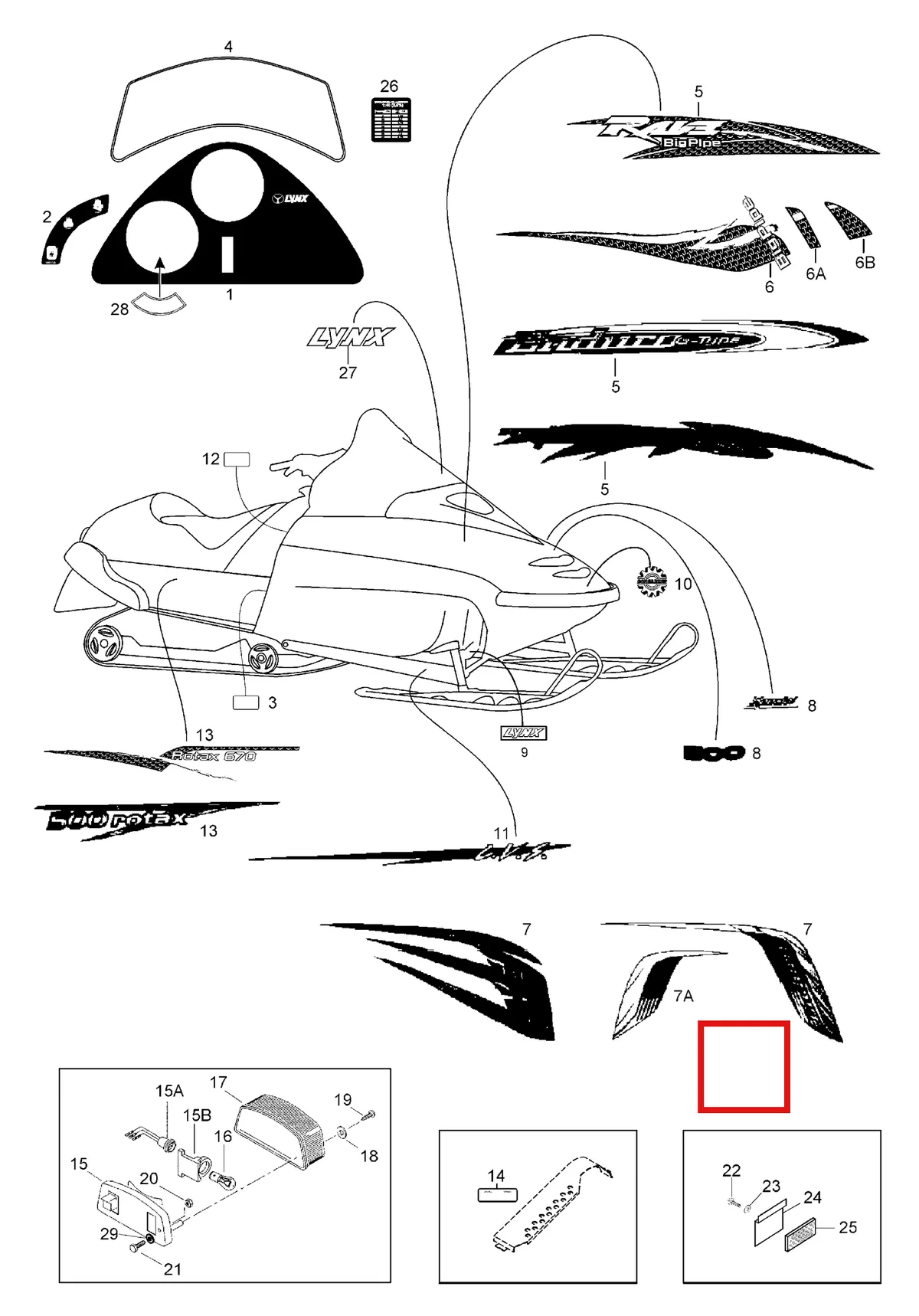 Деталь 5444544 (Деталь Support Arm Decal) на схеме узла 09- Decals