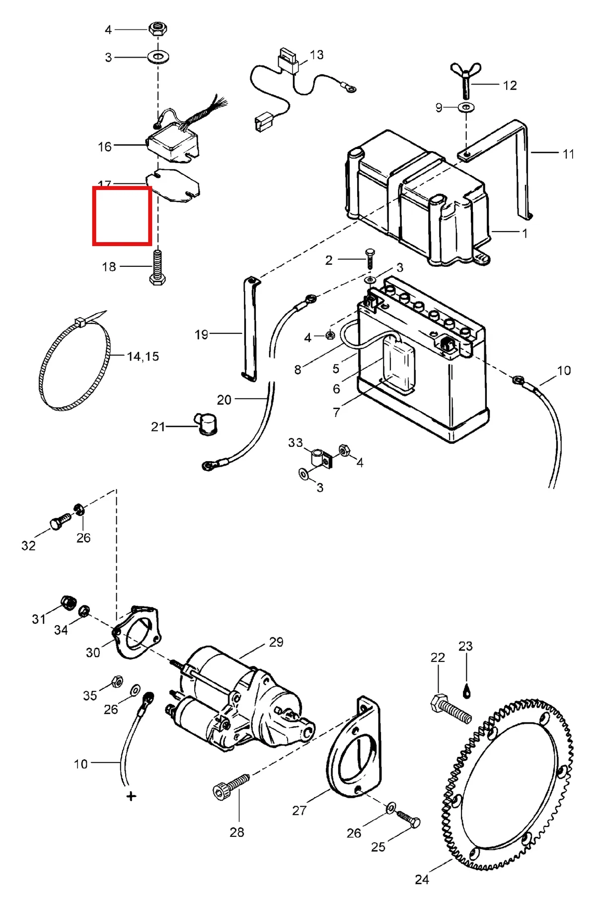 Деталь 544741 (Деталь Cooling Plate) на схеме узла 11- Accessories