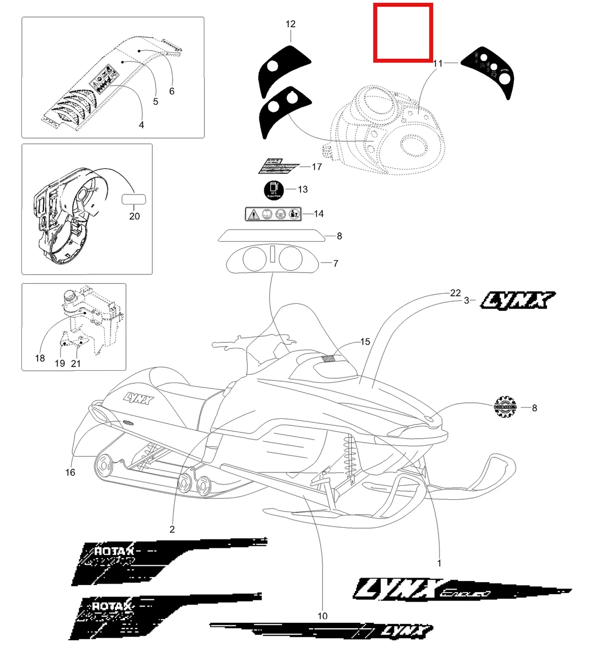 Деталь 5447664 (Наклейка) на схеме узла 09- Decals