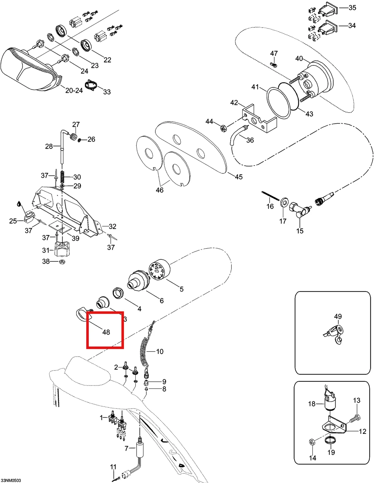 Деталь 5448320 (Видимая пластина) на схеме узла 10- Electrical System