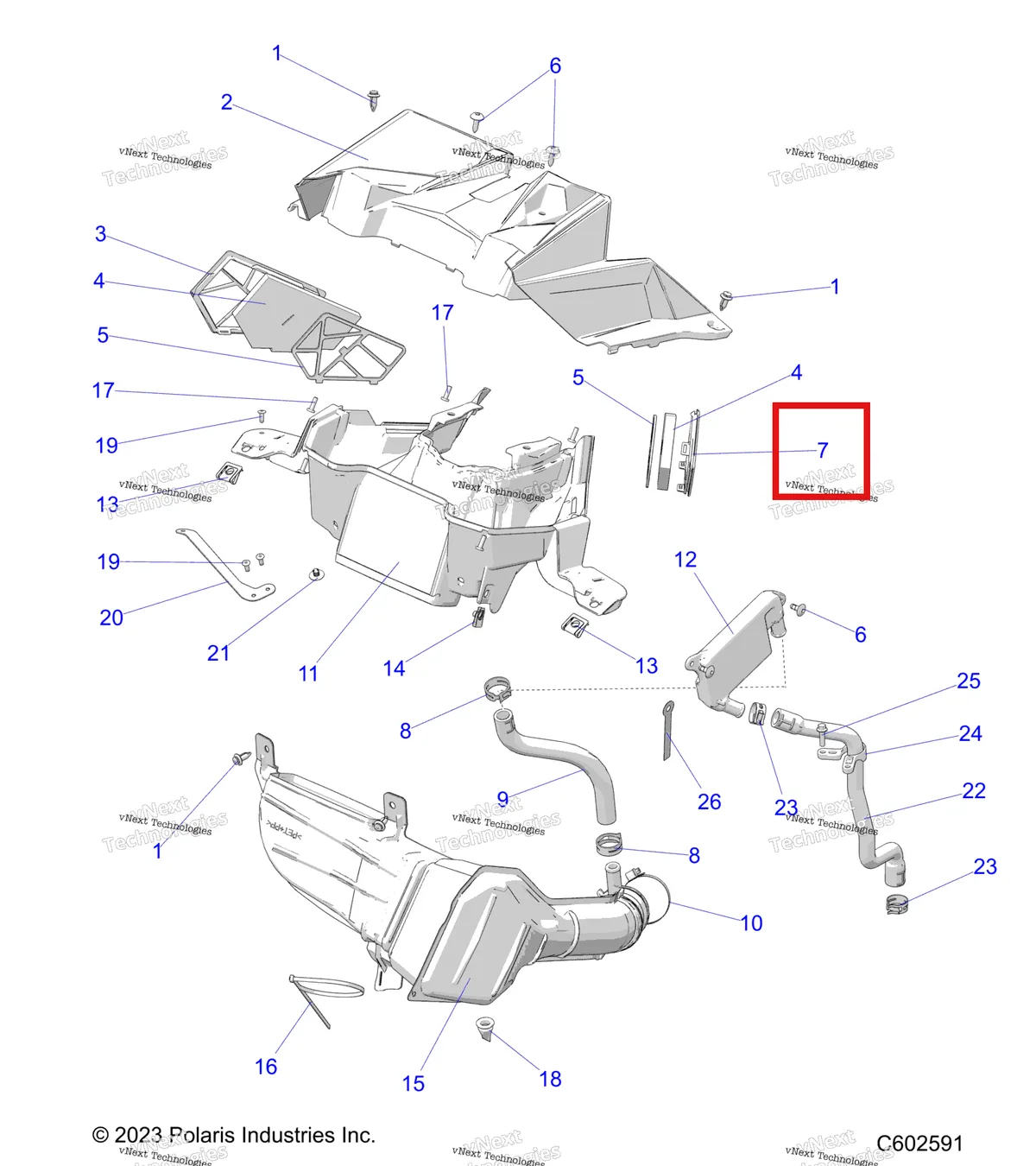 Деталь 5450472 на схеме узла Engine, Air Intake System