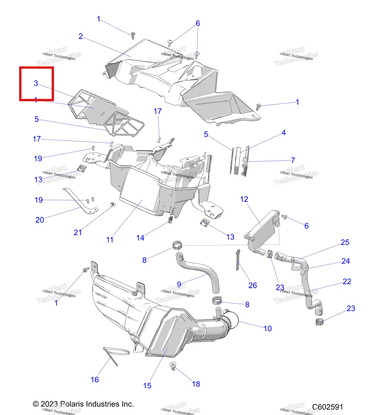 Деталь 5450473 на схеме узла Engine, Air Intake System