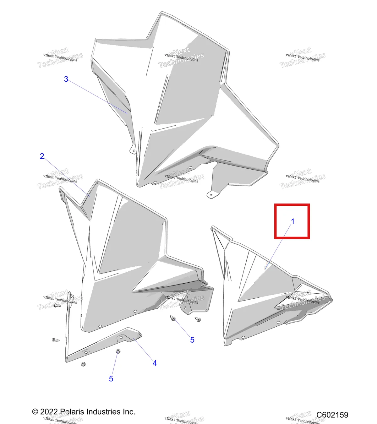 Деталь 5453269 на схеме узла Body, Windshield
