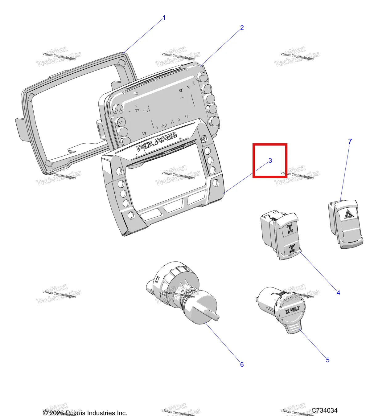 Деталь 5457170 на схеме узла Electrical, Dash Instruments & Controls R27cca5ac8