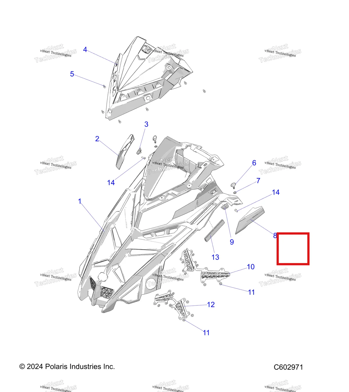 Деталь 5457198 на схеме узла Body, Hood S27tde6rs