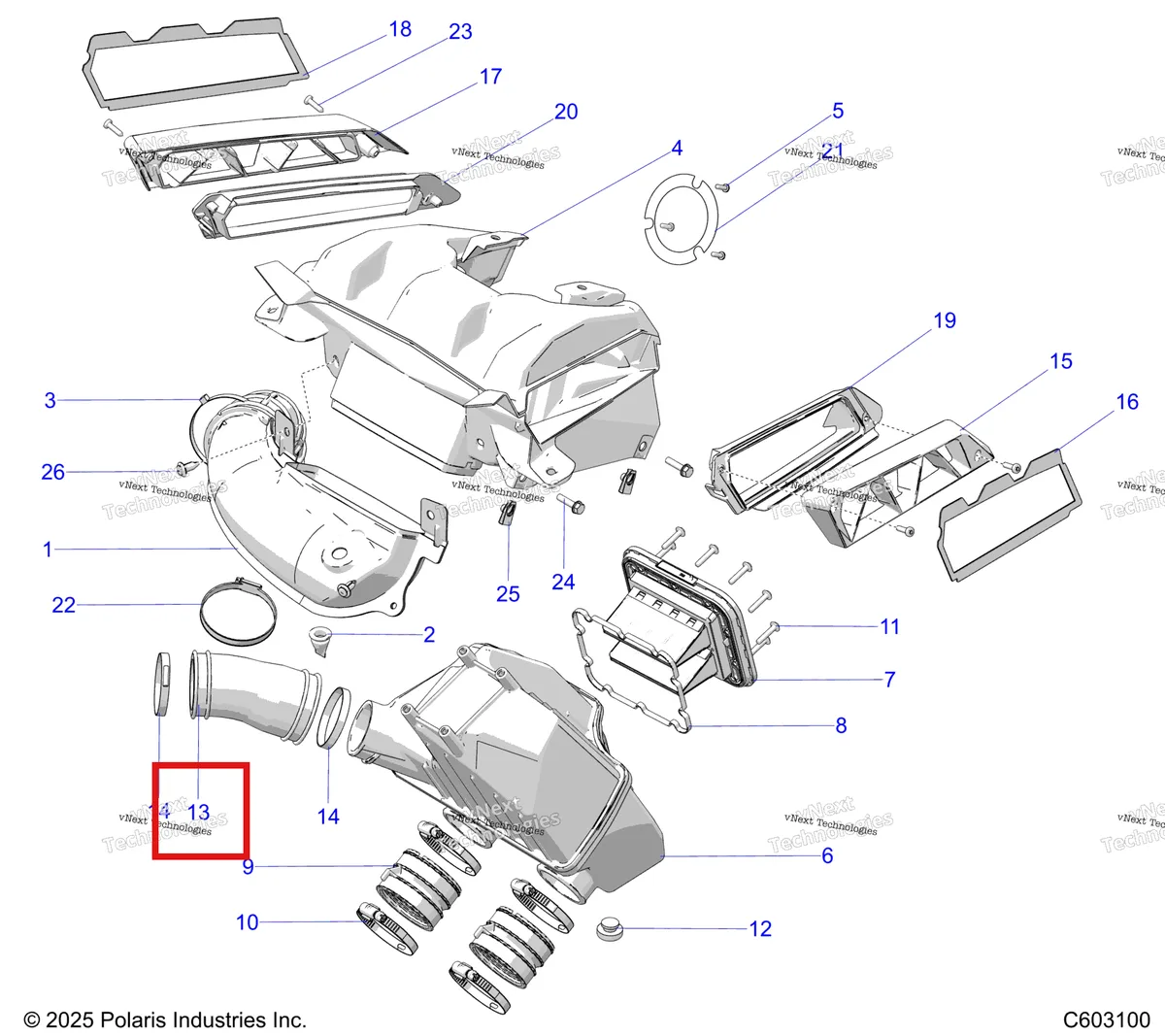 Деталь 5459026 на схеме узла Engine, Air Intake System