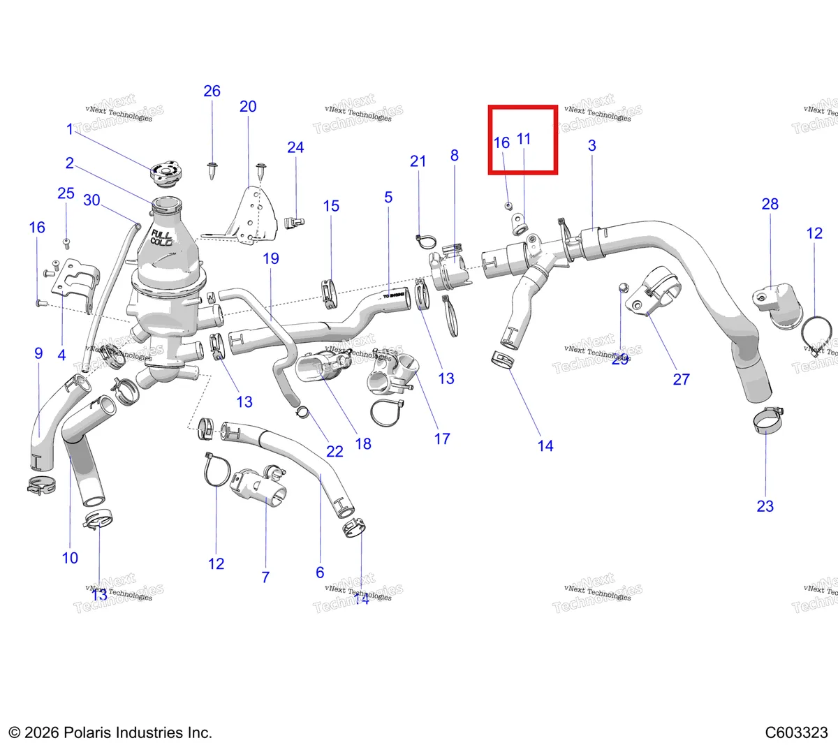 Деталь 5465189 на схеме узла Engine, Cooling S27tfh9b