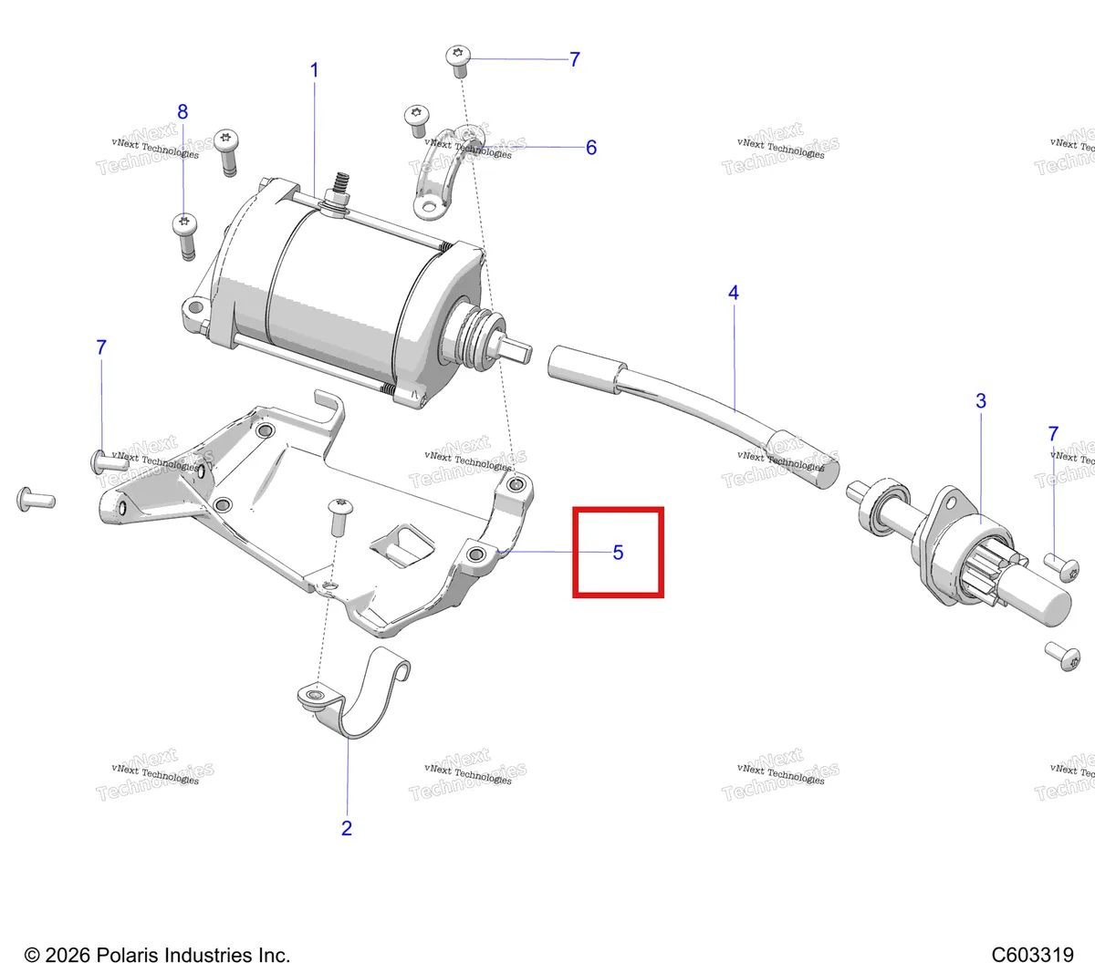 Деталь 5465210 на схеме узла Engine, Starter Motor S27tfh9b