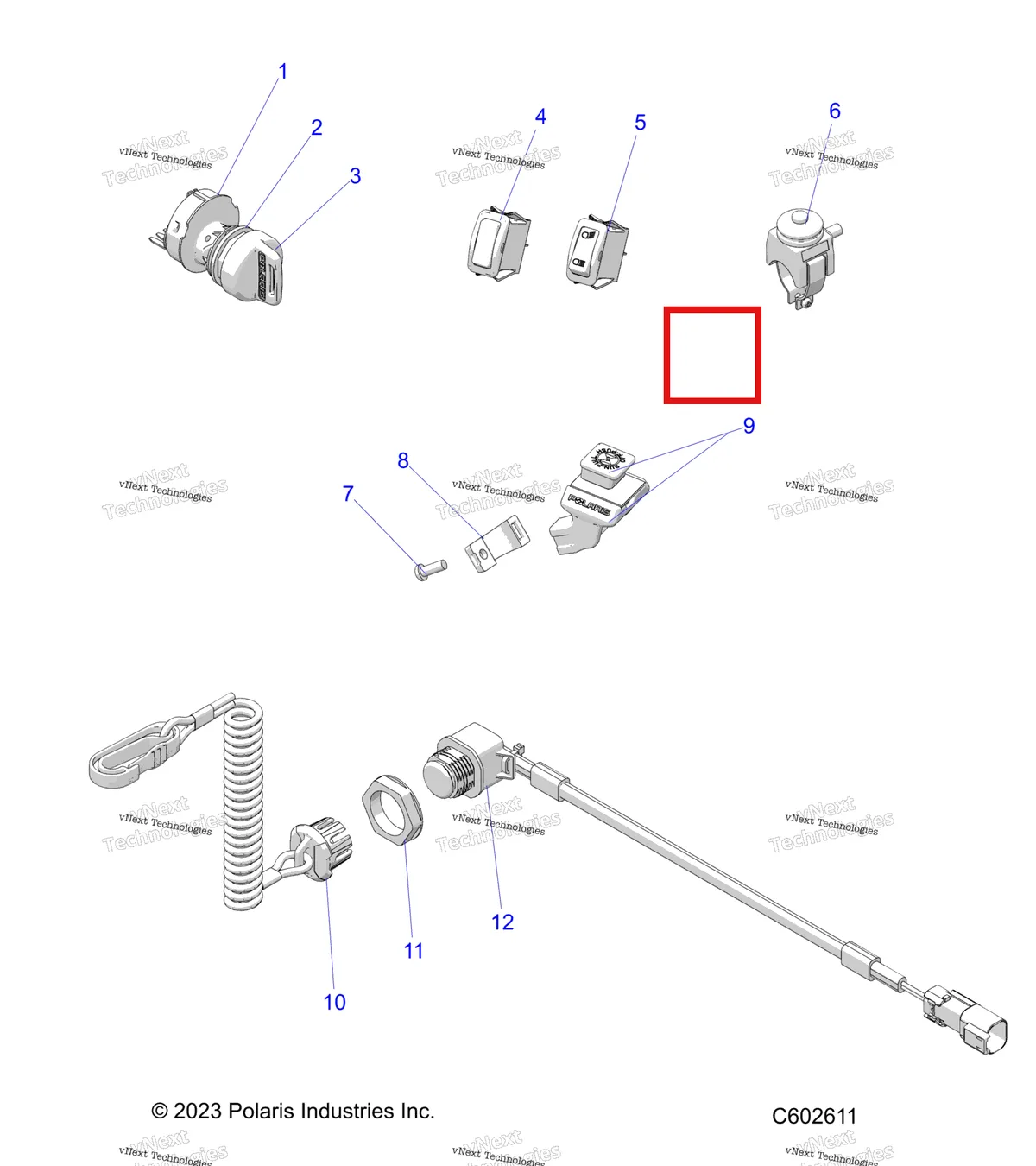 Деталь 5465307 на схеме узла Electrical, Controls