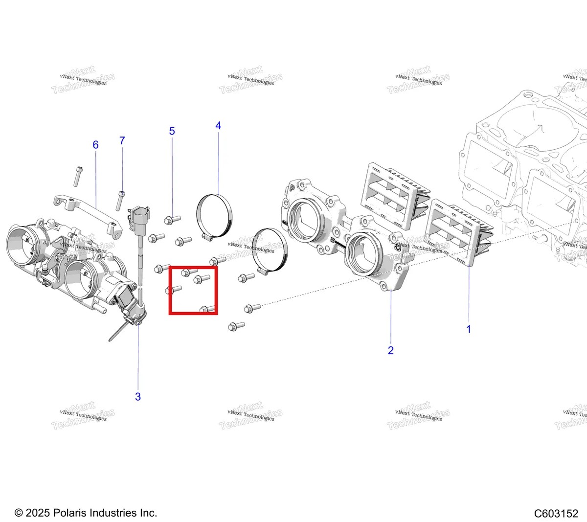 Деталь 5466560 на схеме узла Engine, Reed Valve & Throttle Body S27ajn8rs