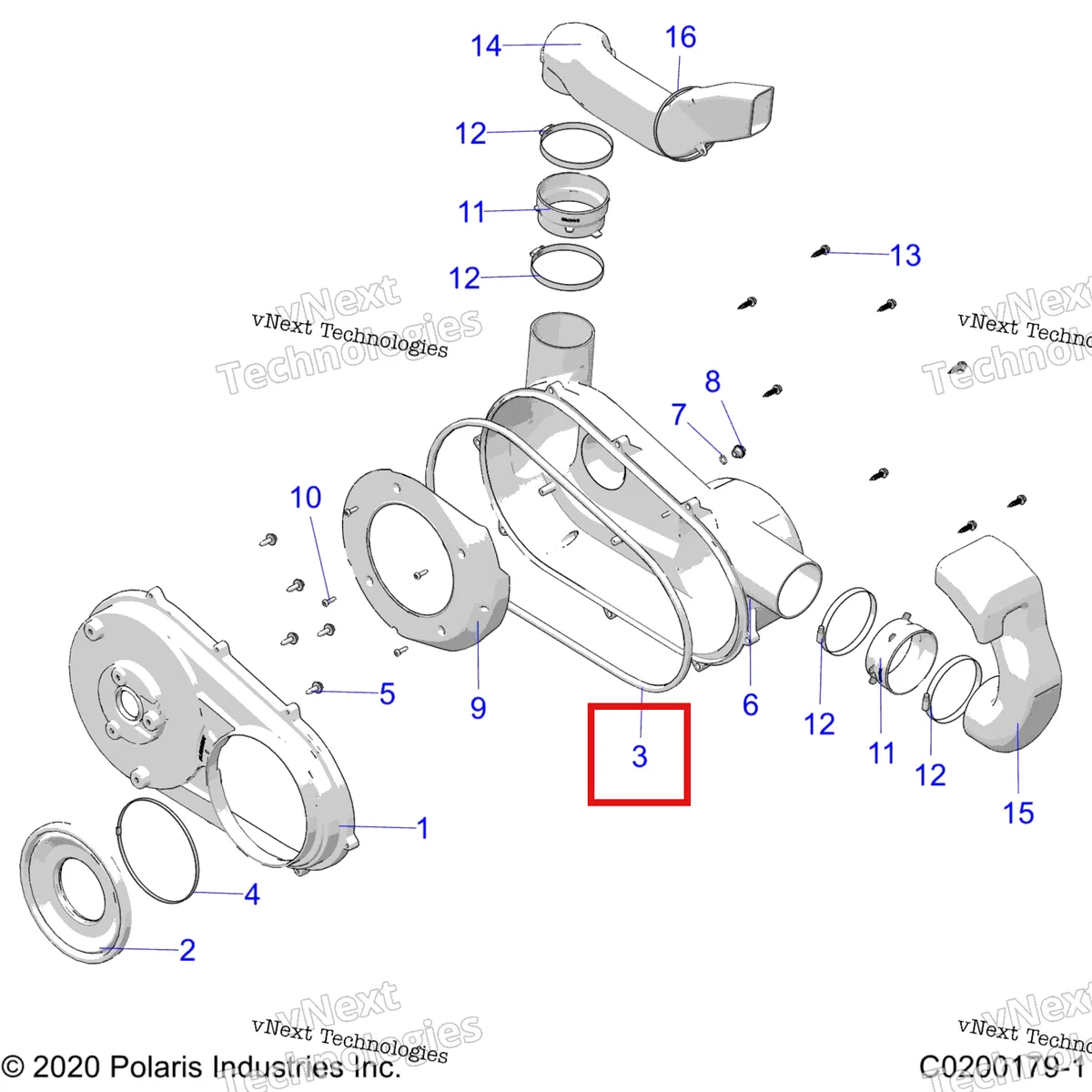 Деталь 5526450 на схеме узла Body, Clutch Cover