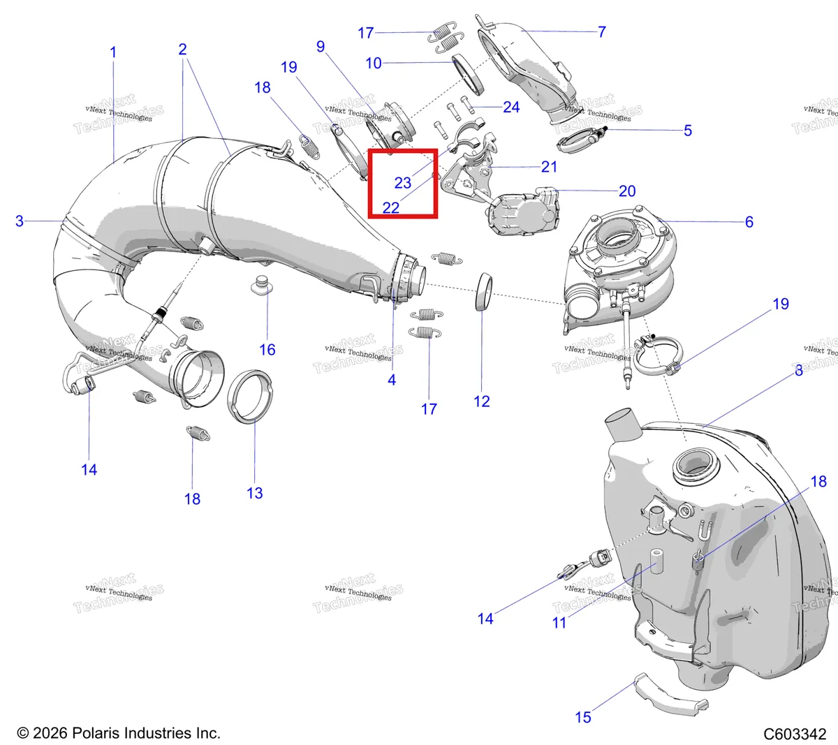 Деталь 5639236 на схеме узла Engine, Exhaust System And Turbo