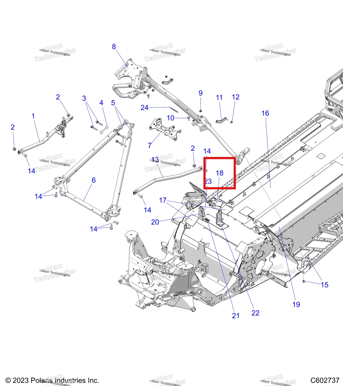 Деталь 5814353 на схеме узла Chassis, Chassis Asm. & Over Structure S27ajn8rs