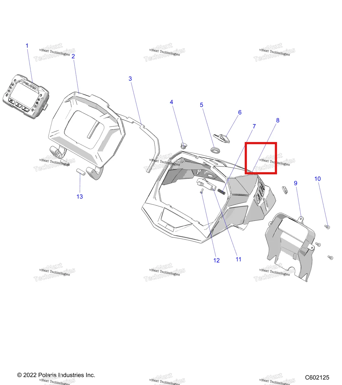 Деталь 5814975 на схеме узла Body, Hood Cap S27tdb6rs
