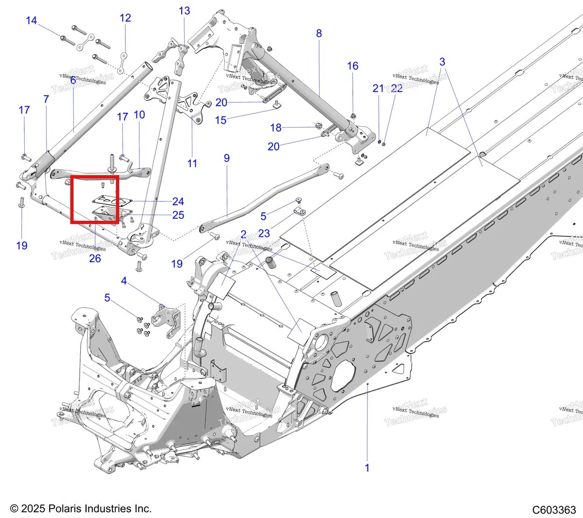 Деталь 5815130 на схеме узла Chassis, Chassis & Over Structure