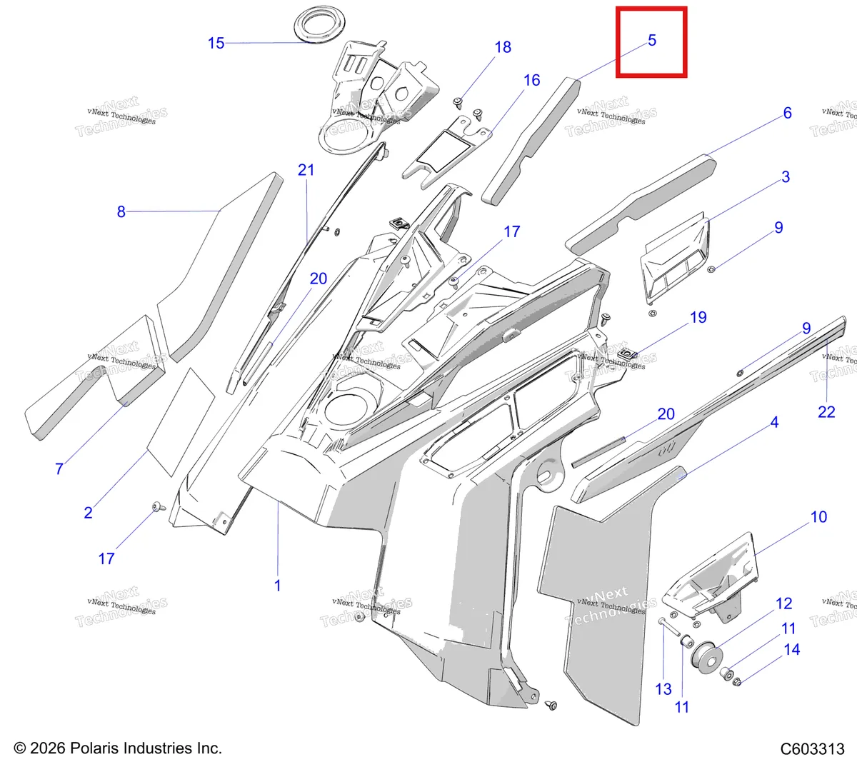 Деталь 5815171 на схеме узла Body, Console S27tfh8m
