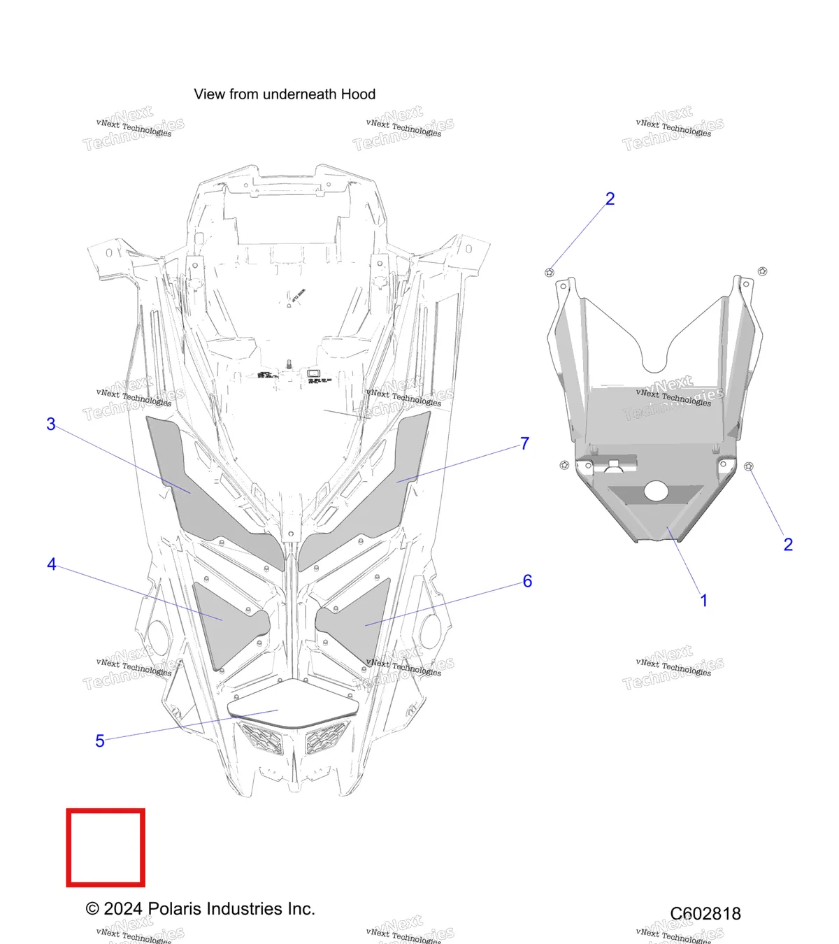 Деталь 5815178 на схеме узла Body, Hood Foam/Seal & Liner S27tfb6r