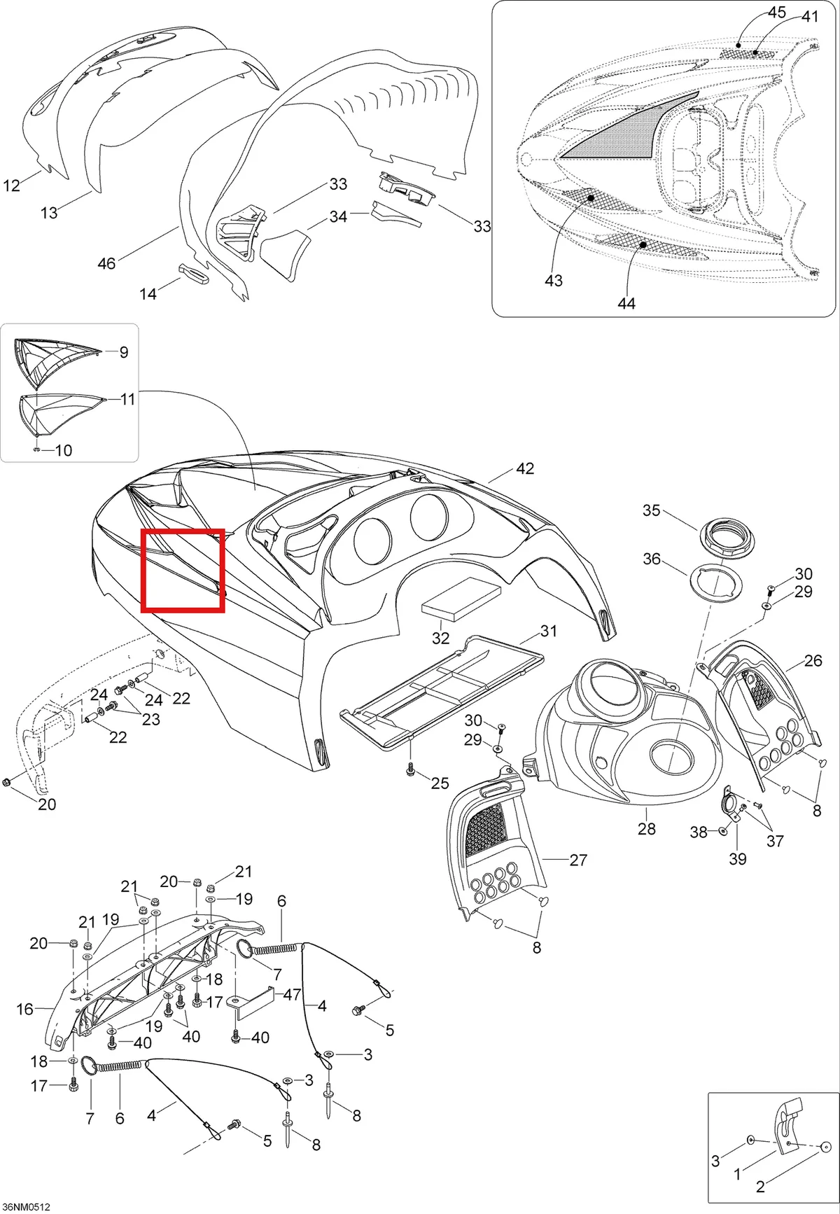 Деталь 605349372 (Впускной Канал) на схеме узла 09- Windshield And Console