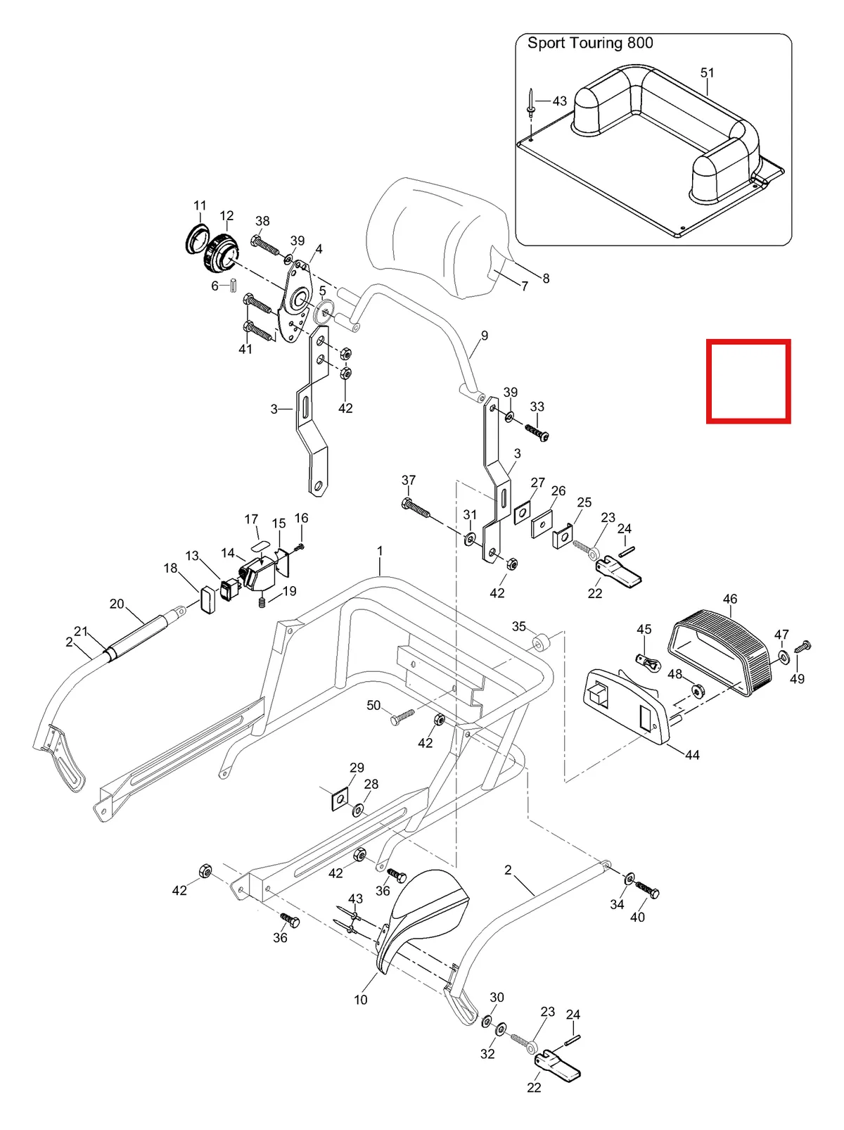Деталь 605350592 (Деталь Backrest Cover) на схеме узла 09- Body