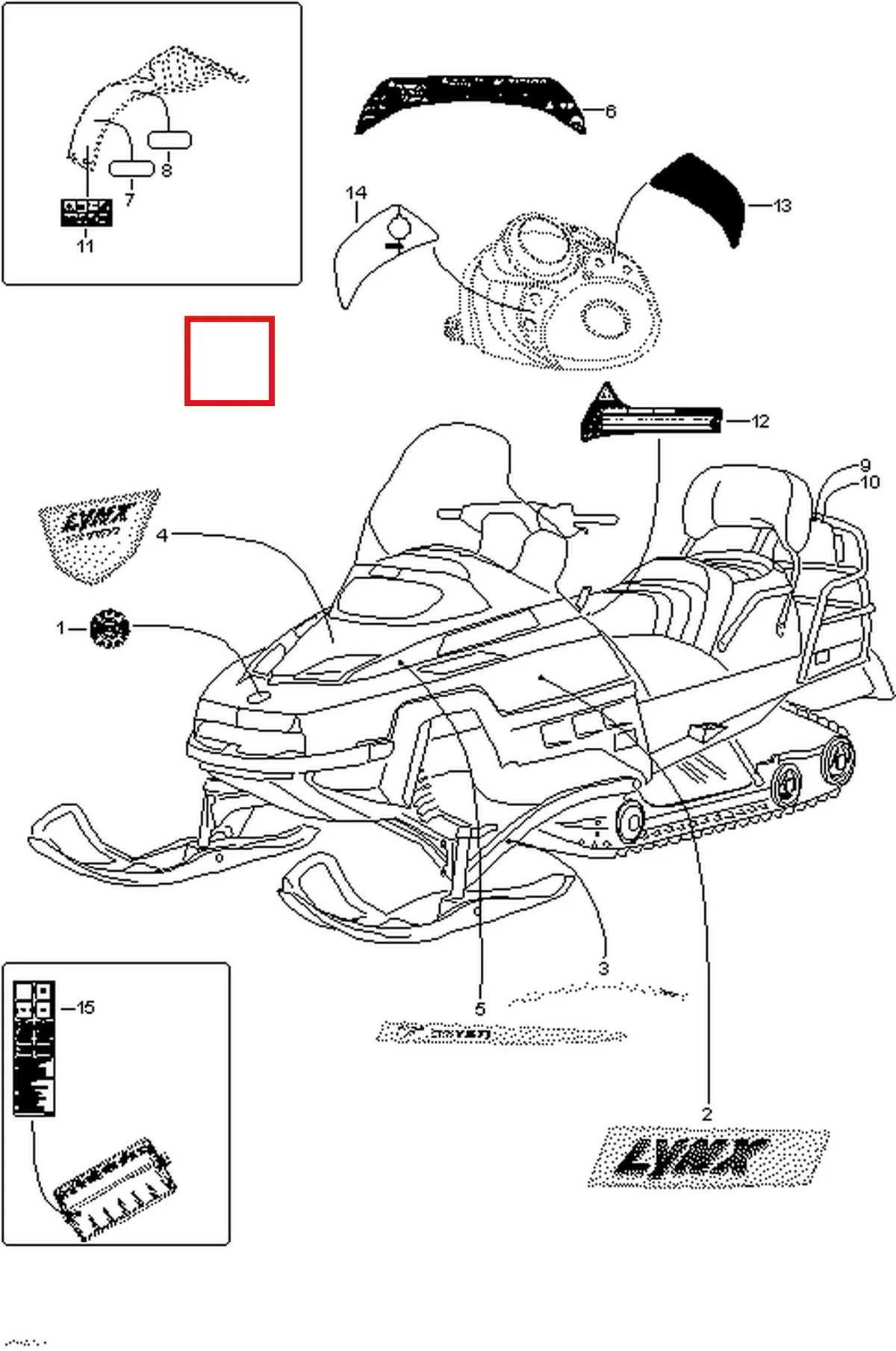 Деталь 605351053 (Деталь L.h. Hood Decal) на схеме узла 09- Decals